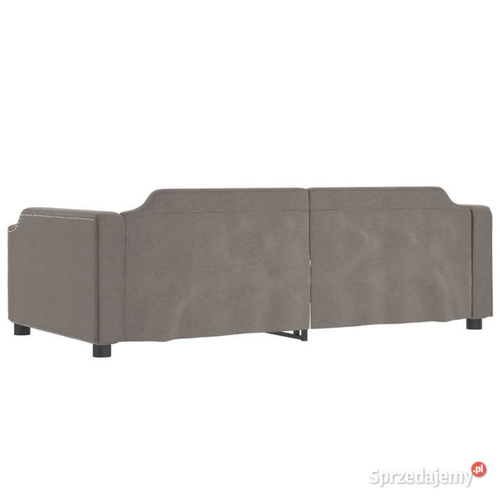 Sofa rozsuwana z szufladami taupe tkanina 80x200 Łóżka Warszawa sprzedam