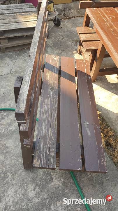 Meble ogrodowe drewniane 200cm Olszanka