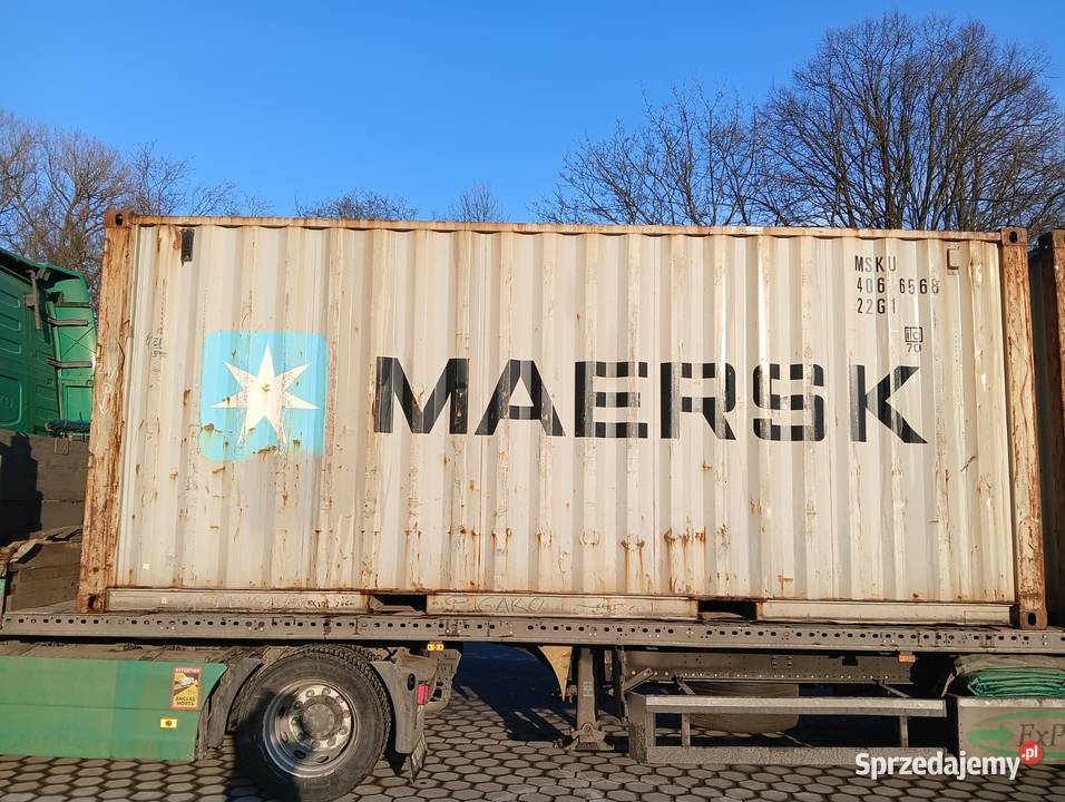 Kontener morski 20HC transport cała Polska Magazynowanie Police