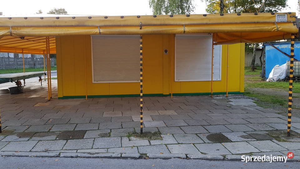 Pawilon Handlowy 5x7 wiatą zamykana monitoring Olkusz