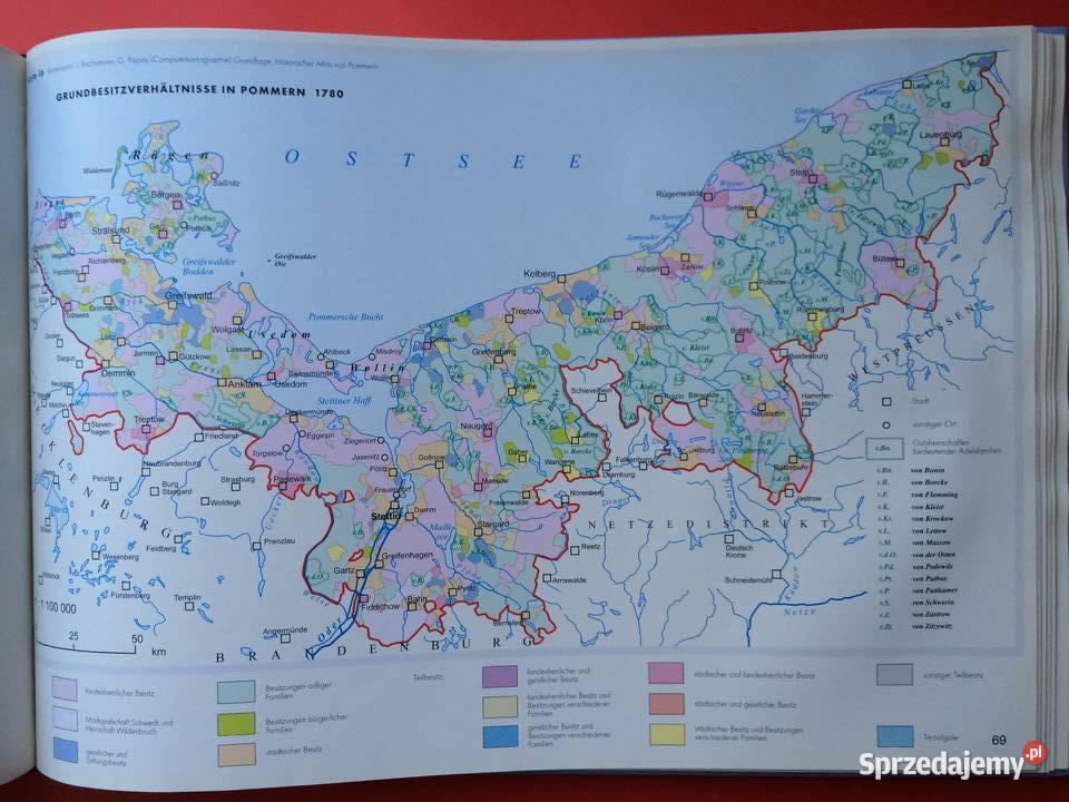 2225 Atlas Von Mecklenburg Und Pommern Szczecin
