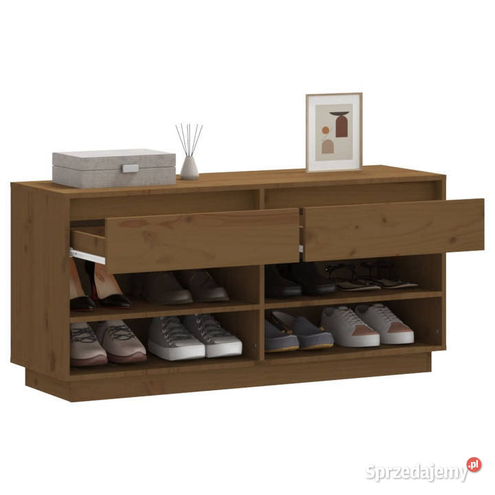 Szafka na buty miodowy brąz 110x34x52 lite Warszawa