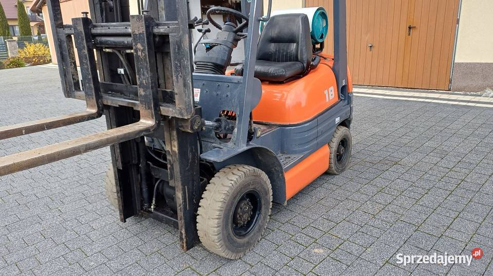 Wózek widłowy TOYOTA FGF18 Rok produkcji 1999 małopolskie Miechów