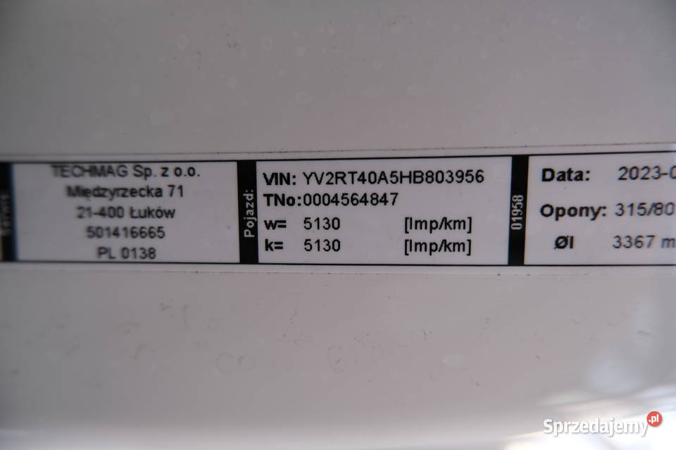 VOLVO FH500 2016 1277700 ccm 510 Warszawa