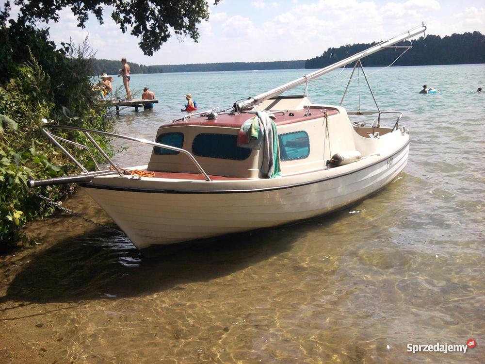 Jacht żaglowy KORMORAN łódź kabinowa przyczepa sprzedam