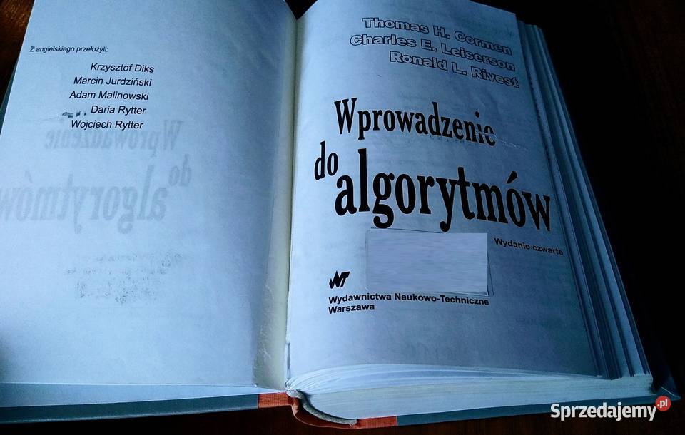 Wprowadzenie do algorytmów Cormen Leiserson