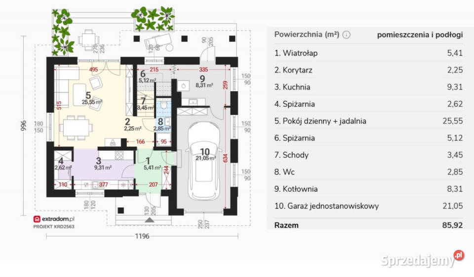 sprzedaży domu wolnostojącego 2174m2 Lutoryż Rok budowy 2026