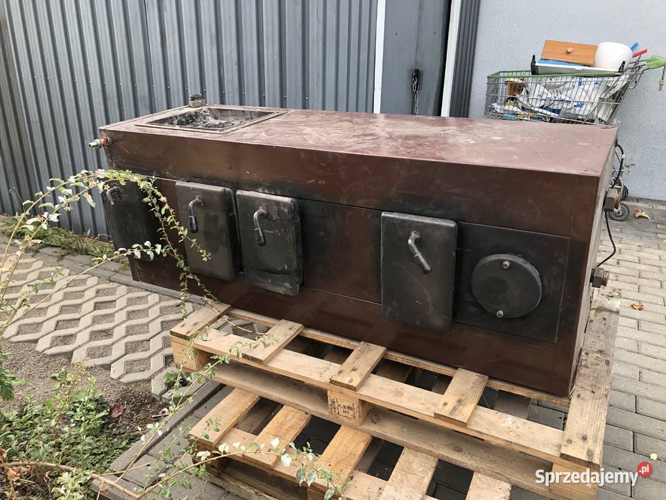 Piec zasypowy na pellet wsadowy na drewno 17kW Legnica sprzedam