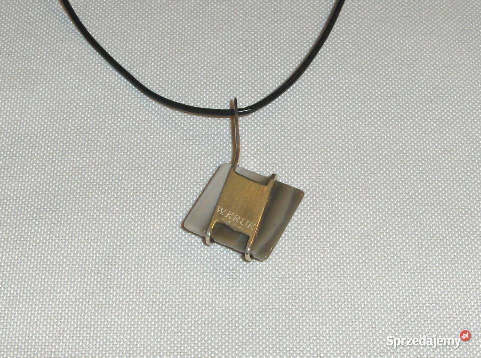 WKRUK Naszyjnik z krzemieniem pasiastym srebro srebro Łódź