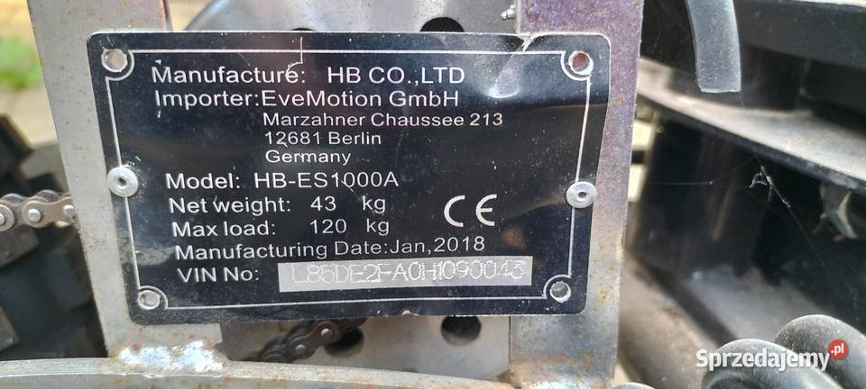 Hulajnoga elektryczna Pabianice