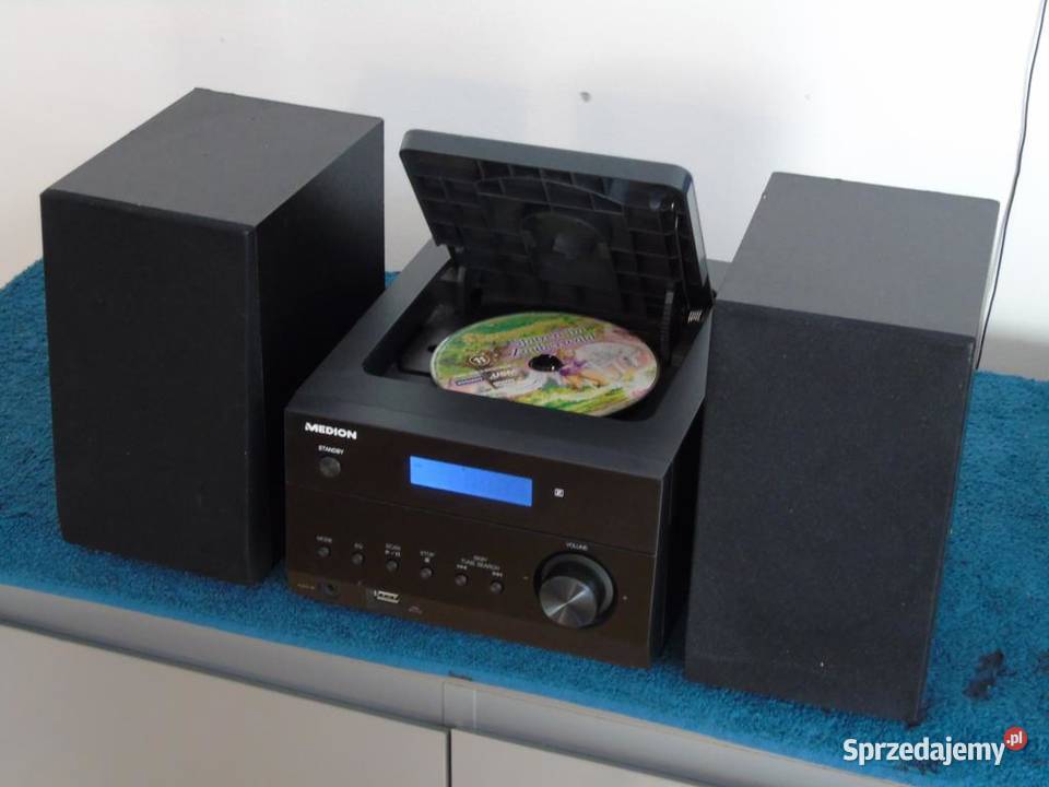 Wieża Medion z kol CD USB mp3 BT WYSYŁKA Jasło