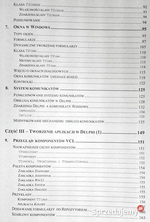 Programowanie w Delphi 50 Andrzej Pasławski Chełm