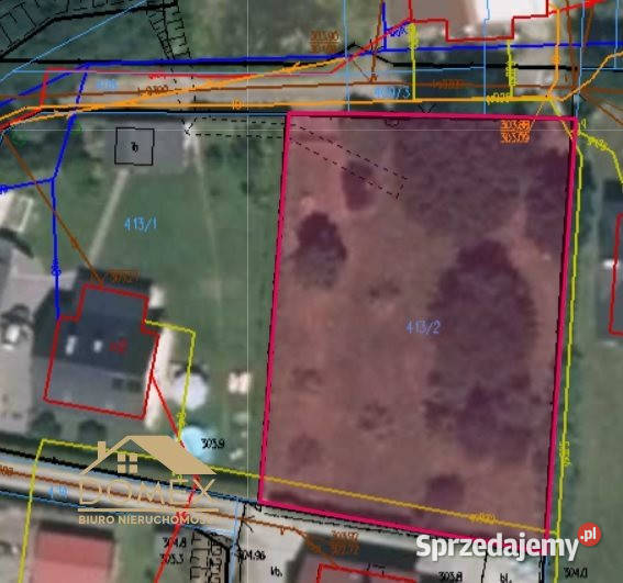 Grunt Skoczów 1101m2 budowlana