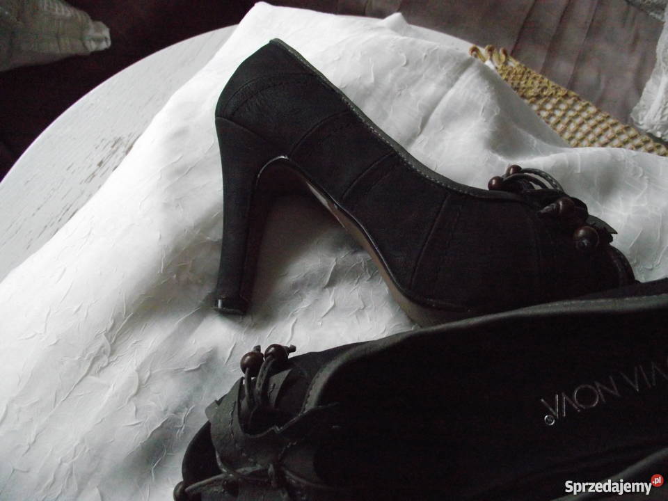 SZPILKI ZE SKÓRY ZAMSZOWEJ r 37 wielkopolskie Piła