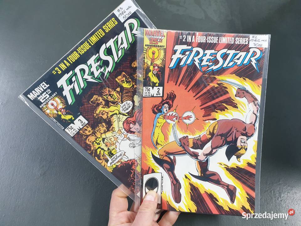Firestar 2 komiksy Marvel USA 1986 Gdynia