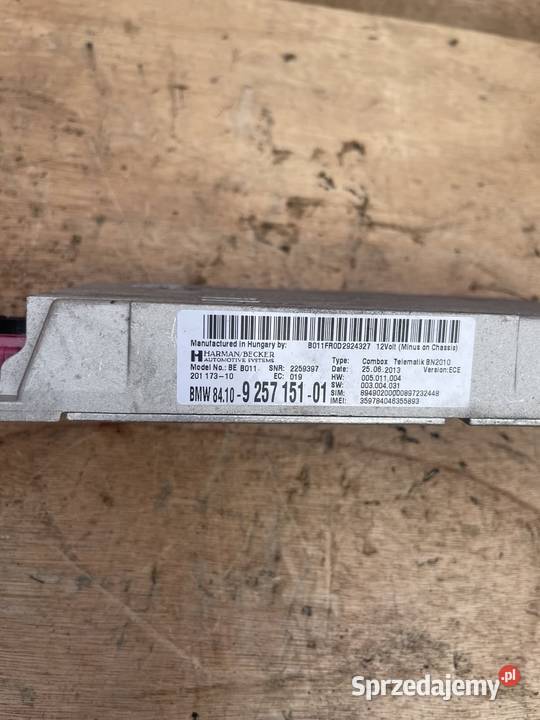 Moduł bluetooth BMW F20 F30 combox Stalowa Wola