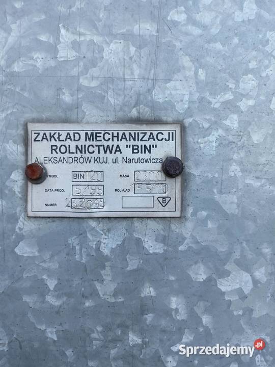 3 silosy BIN 120 posiadam też suszarnie