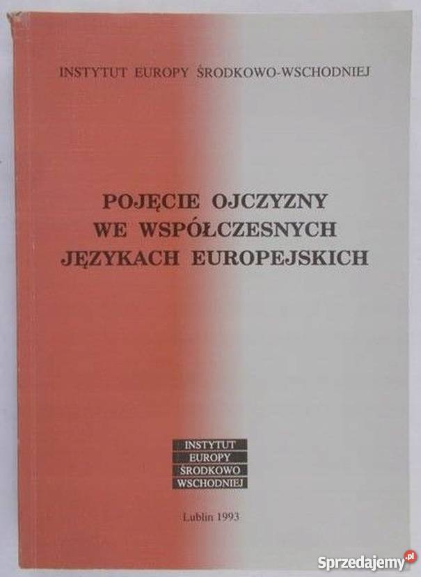 POJĘCIE OJCZYZNY WE WSPÓŁCZESNYCH JĘZYKACH zachodniopomorskie Koszalin