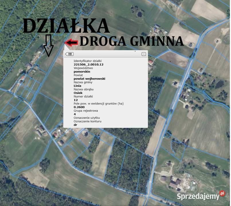działka rekreacyjno budowlana pomorskie