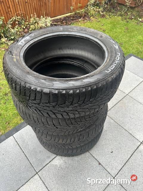 Opony zimowe 4 Nokian WR04 195 55 r16 stan 195 Samochodowe mazowieckie Łomianki