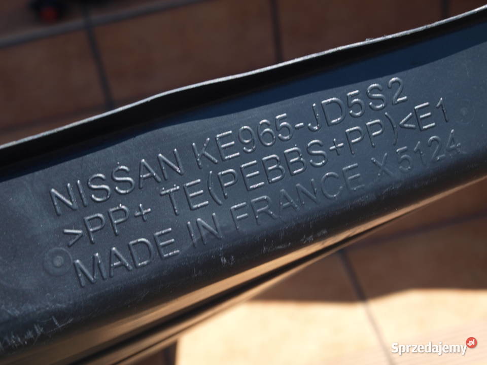 Nissan Qashqai wykładzina mata podłoga bagażnika wielkopolskie Kalisz