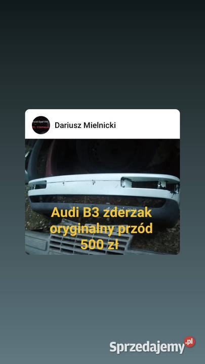 Zderzak przedni Audi B3