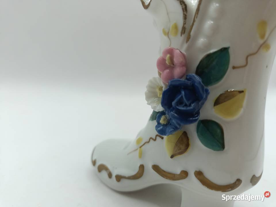 But trzewik mini nakładane kwiatki porcelana lubelskie Zamość