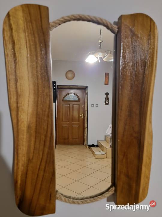 Lustro ścienne ręcznie wykonane