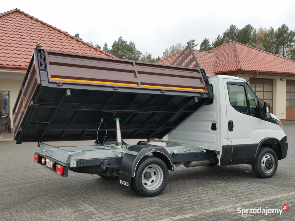 Iveco Daily 35C14 HIMATIC Wywrotka 3stronna Nowa nieuszkodzony Widełki