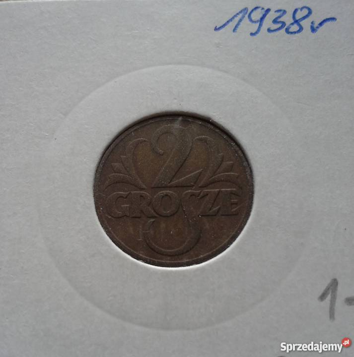 2 grosze 1938 rUNC Kolekcje Konin