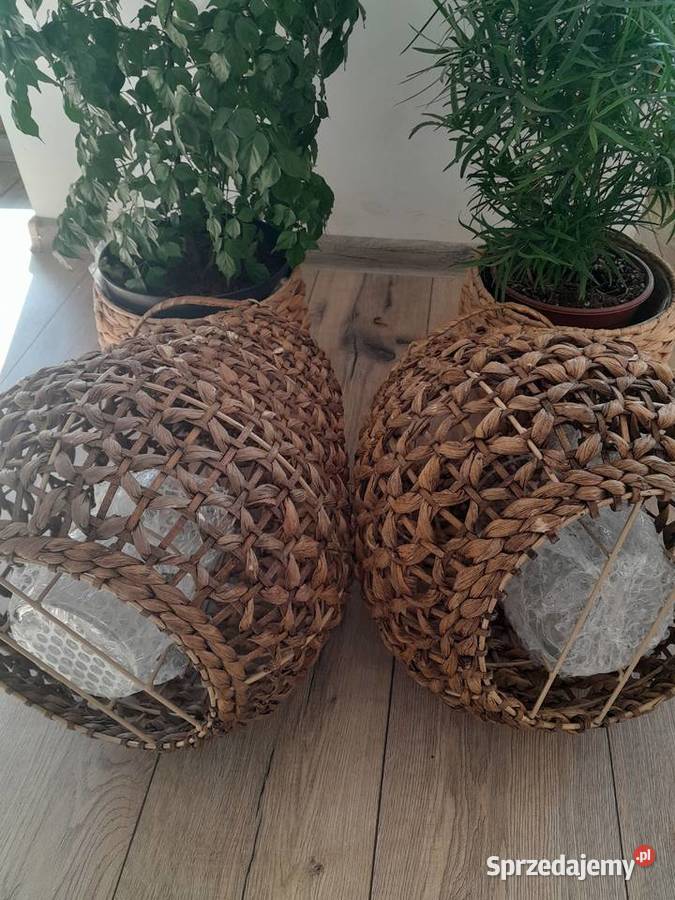 Dwa lampiony Rovterne Jysk lubelskie Grabowiec