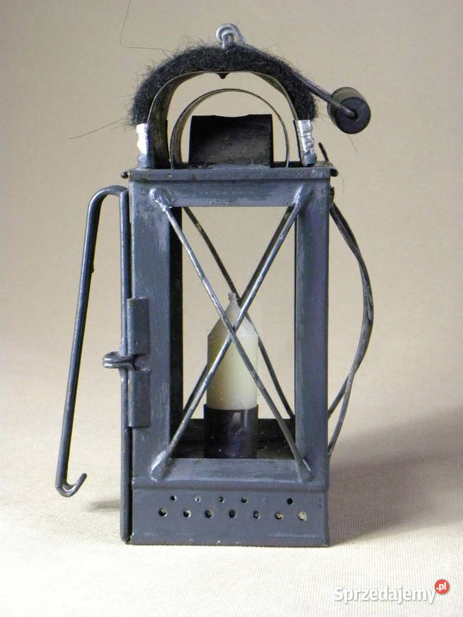 Stara niemiecka strażacka lampa lampka świecowa sprzedam