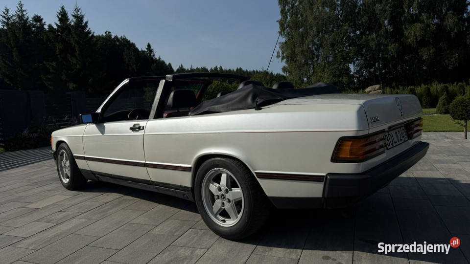 Mercedes W201 20benz Kabriolet skóry podgrzewane Mercedes-Benz Gdańsk
