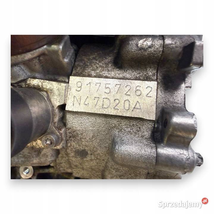 SILNIK N47D20A BMW E81 E87 E90 E91 E60 E61 X1 osobowe Silniki kompletne