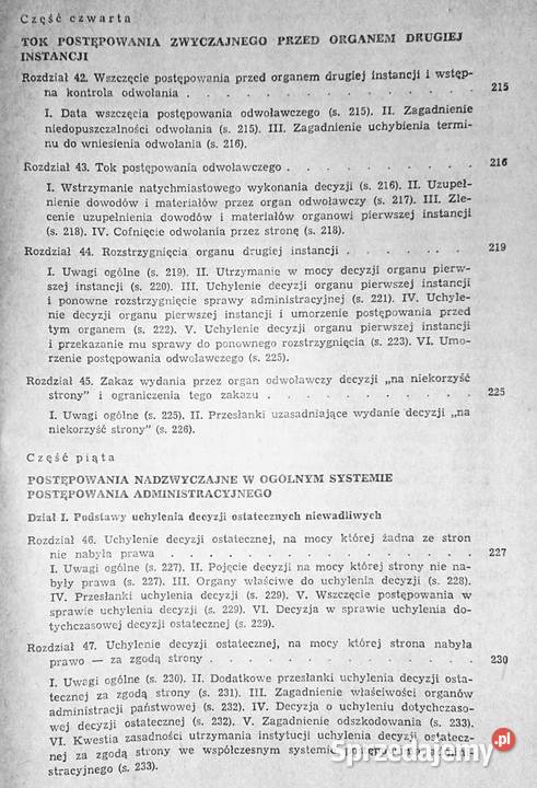 Postępowanie administracyjne Zarys wykładu Chełm