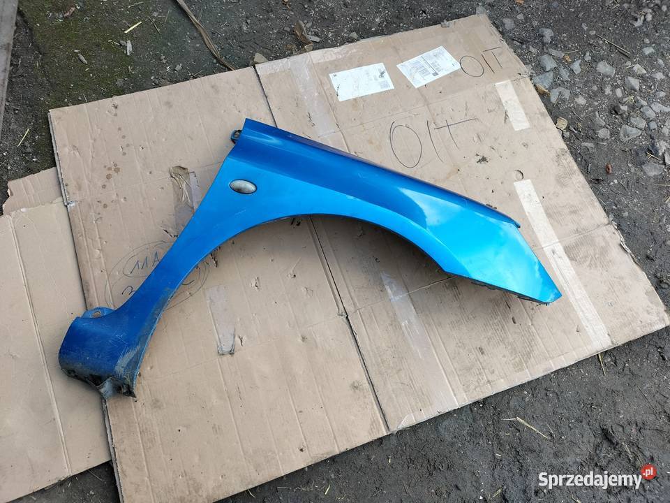 PEUGEOT 307 BŁOTNIK PRAWY PRZÓD NIEBIESKI Kamień-Kolonia