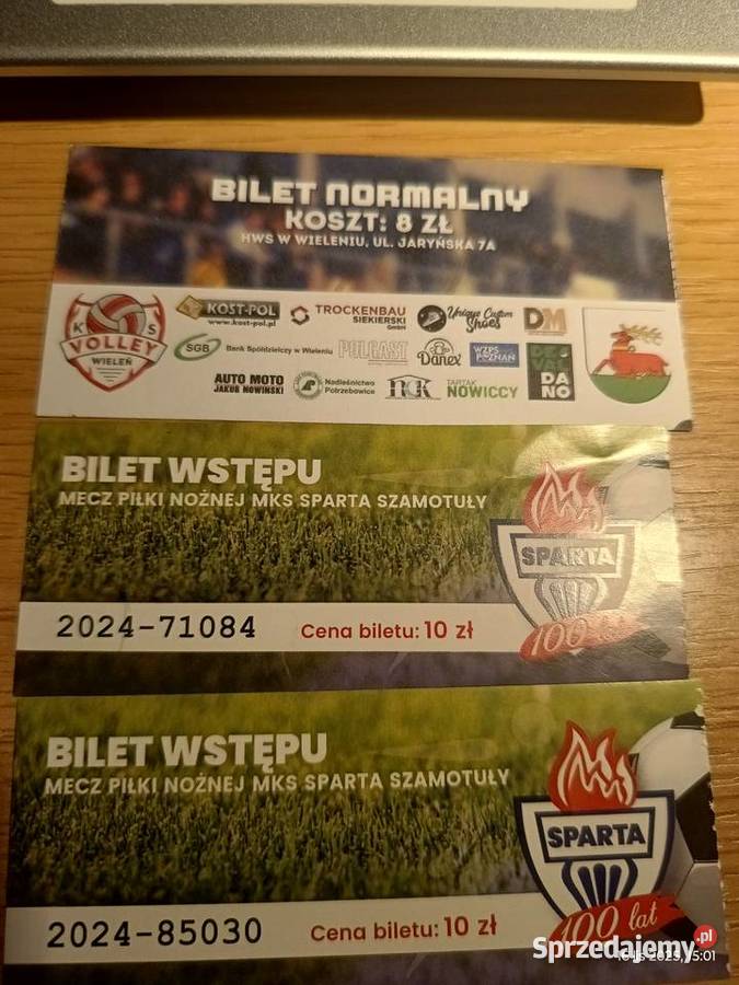 Piłkarskie bilety kolekcjonerskie Wronki