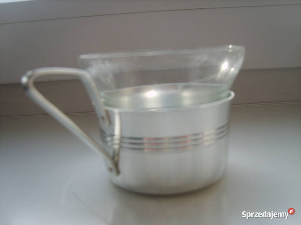 Szklaneczki do kawy w metalowych koszyczkach Kraków