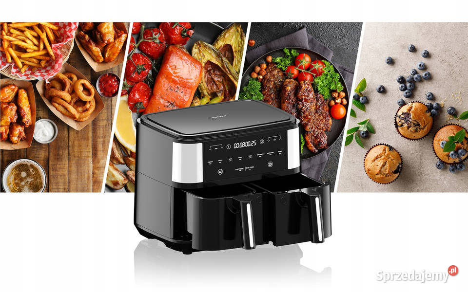 Frytkownica frytownica beztłuszczowa 2x kosze Baranowo