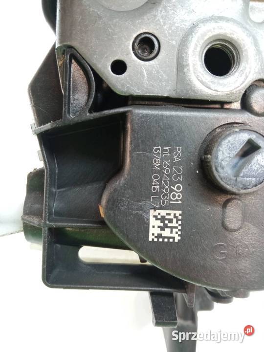 ZAMEK DRZWI LEWY PRZÓD PSA123981 Citroen C3 III Zamki, wkładki i kluczyki sprzedam