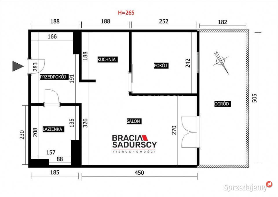 Mieszkanie Kraków 33m2 2 pokoje