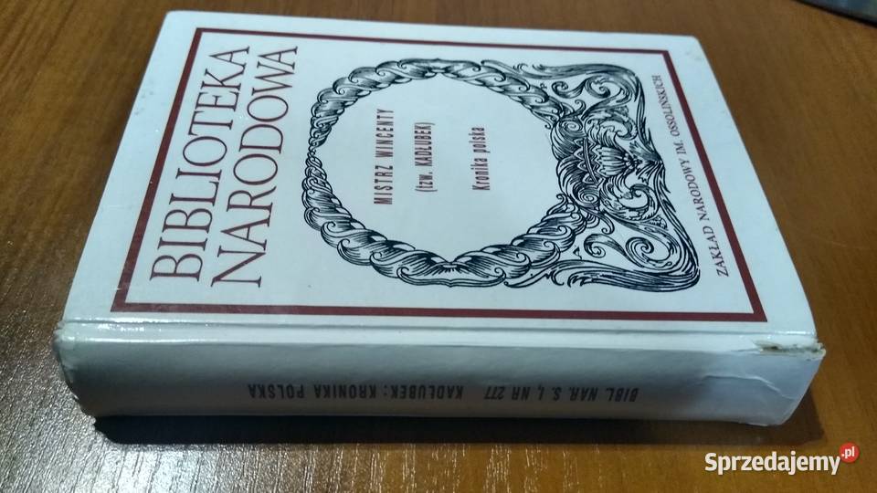 Kronika polska Mistrz Wincenty tzw Kadłubek tradycyjny podręcznik Gdańsk
