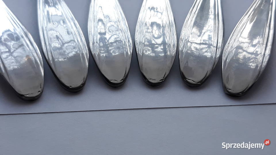 Łyżki obiadowe BAKELIT Gerlach sztućce PRL Dąbrowa Górnicza