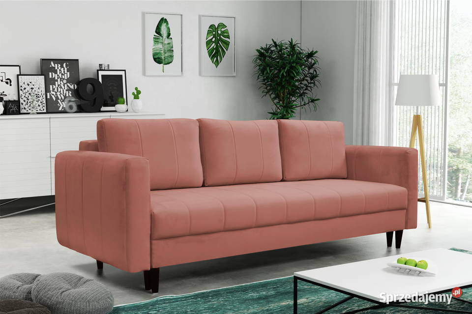 Kanapa Montana Brudny Róż Funkcja Spania Dostawa Tarchały Małe sprzedam