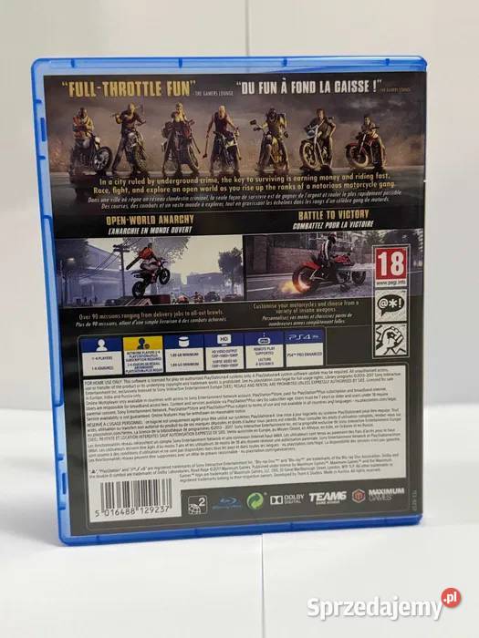 GRA ROAD RAGE SONY NA 4 PLAYSTATION 4 ENG WERSJA Śrem