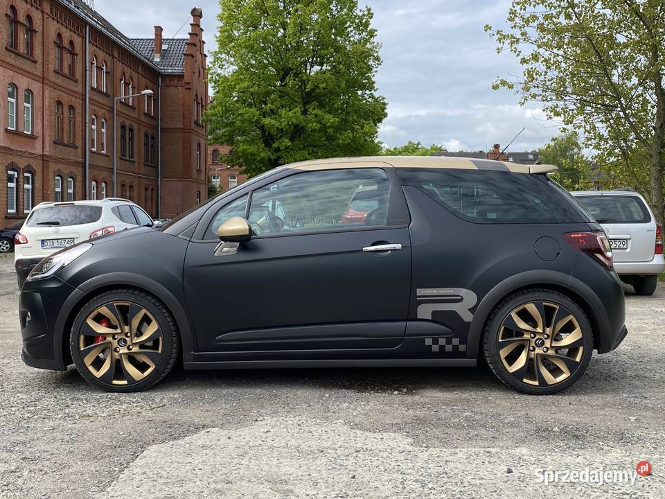 Citroen DS3 Racing złotyczarny mat carbon benzyna Poznań