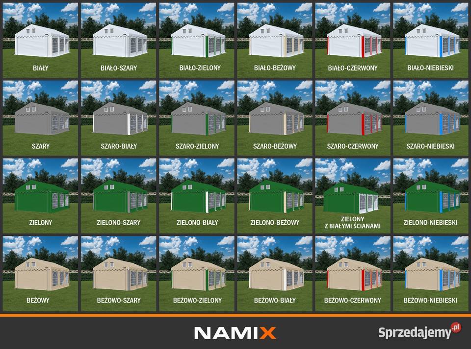 Namiot COMFORT 6x8 imprezowy handlowy eventowy mazowieckie Jabłonna