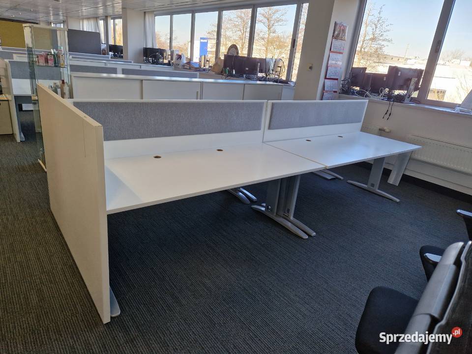 biurko białe Maro 18080 meble biurowe Leszno