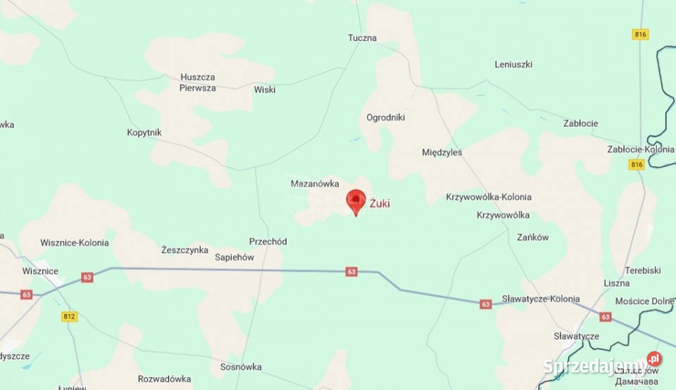 Dwie działki w Żukach rolna i pod zabudowę Żuki sprzedam