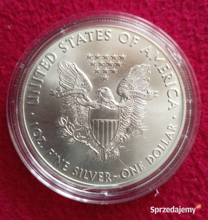 Srebrny amerykański orzeł 2016 10 sztuk Rzeszów
